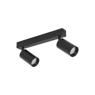 Plafonnier Amis 2 lumières – noir – en métal – style moderne