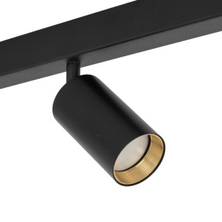 Plafonnier Amis 3 lumières – noir – en métal – style moderne