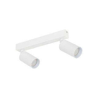 Plafonnier Amis 2 lumières – blanc – en métal – style moderne