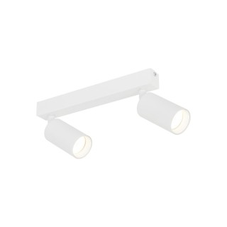 Plafonnier Amis 2 lumières – blanc – en métal – style moderne