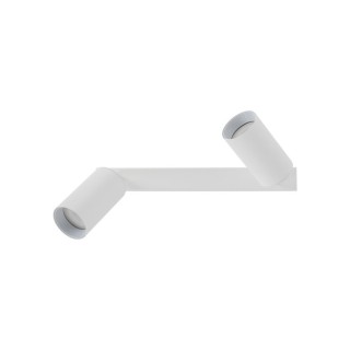 Plafonnier Amis 2 lumières – blanc – en métal – style moderne