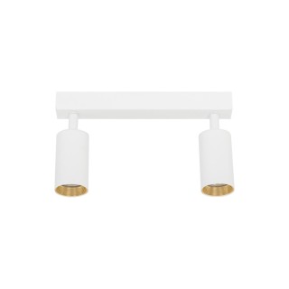 Plafonnier Amis 2 lumières – blanc – en métal – style moderne