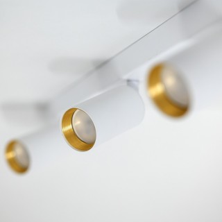 Plafonnier Amis 3 lumières – blanc – en métal – style moderne