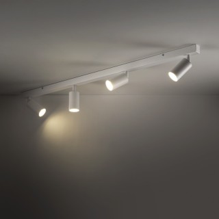 Plafonnier Amis 4 lumières – blanc – en métal – style moderne