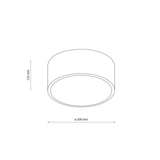 Plafonnier Livo – blanc – en métal – style moderne