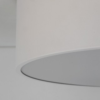 Plafonnier Livo – blanc – en métal – style moderne