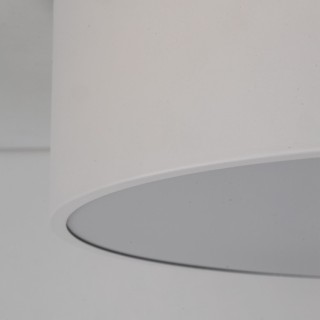 Plafonnier Livo – blanc – en métal – style moderne