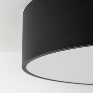 Plafonnier Livo – blanc – en métal – style moderne