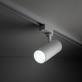 Spot sur rail Tracer – blanc – en métal – style moderne