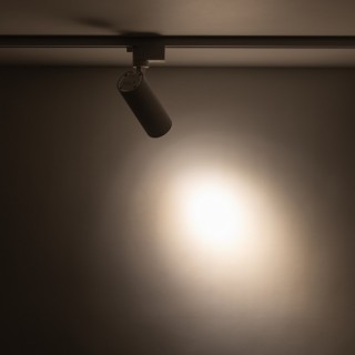 Spot sur rail Tracer – blanc – en métal – style moderne