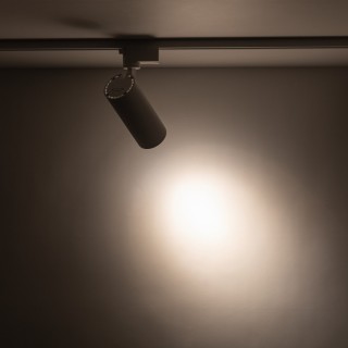 Spot sur rail Tracer – blanc – en métal – style moderne