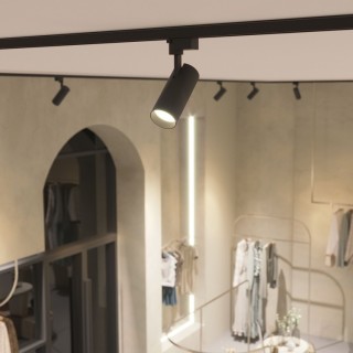 Spot sur rail Tracer – noir – en métal – style moderne