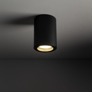 Plafonnier Ligno – noir – en métal – style moderne