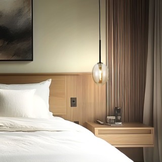 Suspension Pearl – noir – en métal – style moderne et chic