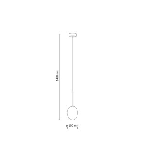 Suspension Pearl – noir – en métal – style moderne et chic