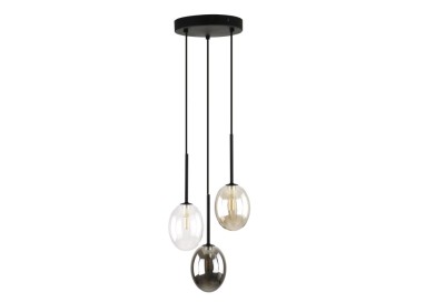 Suspension Pearl – noir – en métal – style moderne et chic