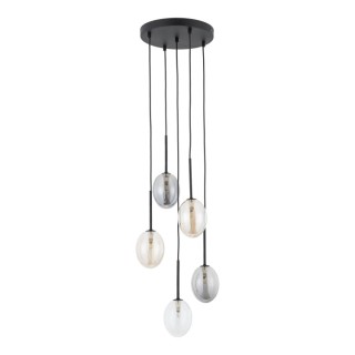 Suspension Pearl – noir – en métal – style moderne et chic
