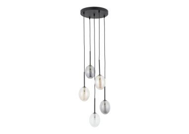 Suspension Pearl – noir – en métal – style moderne et chic