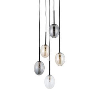 Suspension Pearl – noir – en métal – style moderne et chic