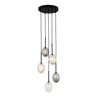 Suspension Pearl – noir – en métal – style moderne et chic