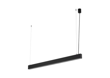 Suspension Luxe – noir – en métal – style moderne et loft