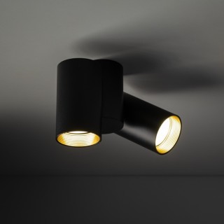 Plafonnier Amis – noir – en métal – style moderne