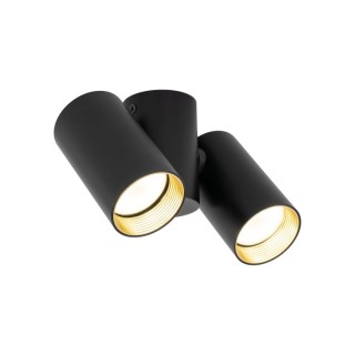 Plafonnier Amis – noir – en métal – style moderne