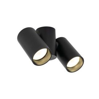 Plafonnier Amis – noir – en métal – style moderne