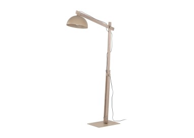 Lampadaire Oslo – sabia – en métal et bois – style loft
