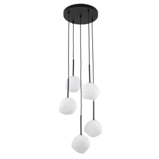 Suspension Misty – noir – en métal – style moderne et chic