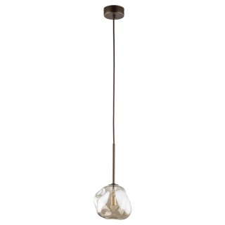 Suspension Lava – brun – en métal – style chic