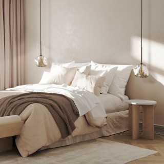 Suspension Lava – brun – en métal – style chic