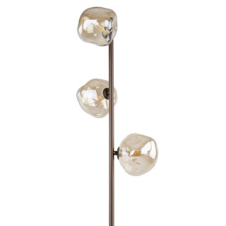 Lampadaire Lava – brun – en métal – style chic