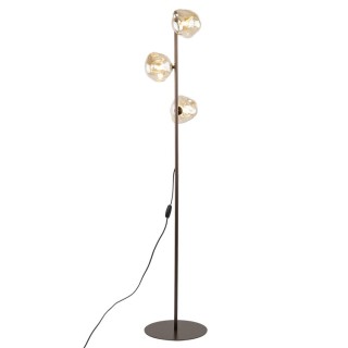 Lampadaire Lava – brun – en métal – style chic
