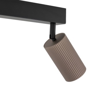 Plafonnier Tune – noir – en métal – style moderne