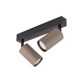 Plafonnier Tune – noir – en métal – style moderne