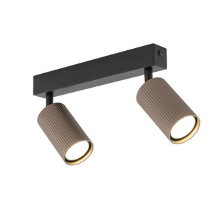 Plafonnier Tune – noir – en métal – style moderne