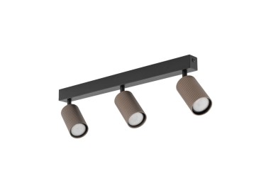 Plafonnier Tune – noir – en métal – style moderne