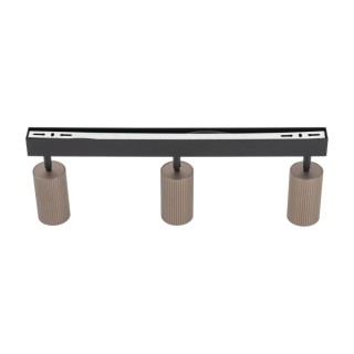 Plafonnier Tune – noir – en métal – style moderne