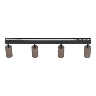 Plafonnier Tune – noir – en métal – style moderne