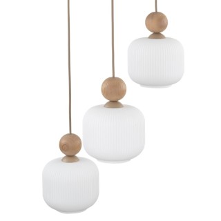 Suspension Ballo – sabia – en métal et bois – style chic