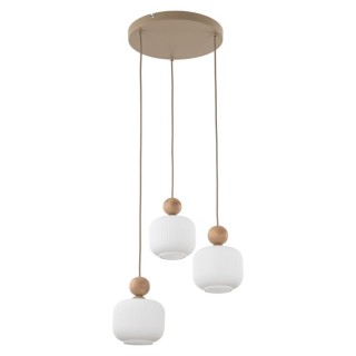 Suspension Ballo – sabia – en métal et bois – style chic