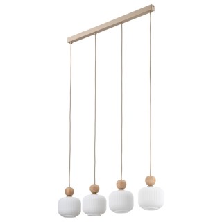 Suspension Ballo – en métal et bois – style chic