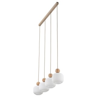 Suspension Ballo – en métal et bois – style chic