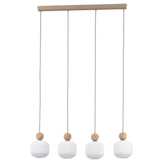 Suspension Ballo – en métal et bois – style chic