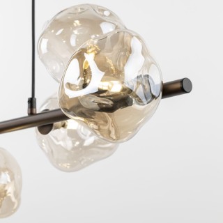 Suspension Lava – brun – en métal – style chic