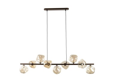 Suspension Lava – brun – en métal – style chic