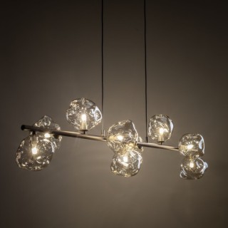 Suspension Lava – brun – en métal – style chic