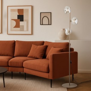 Lampadaire Lava – sabia – en métal – style chic