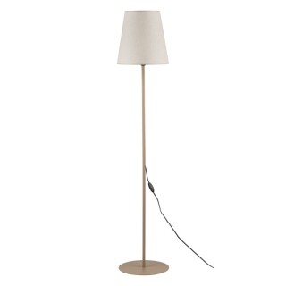 Lampadaire Elizabeth – beige – en métal – style classique